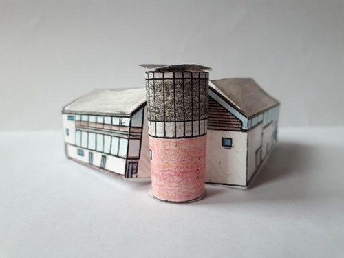 Paper model buildings