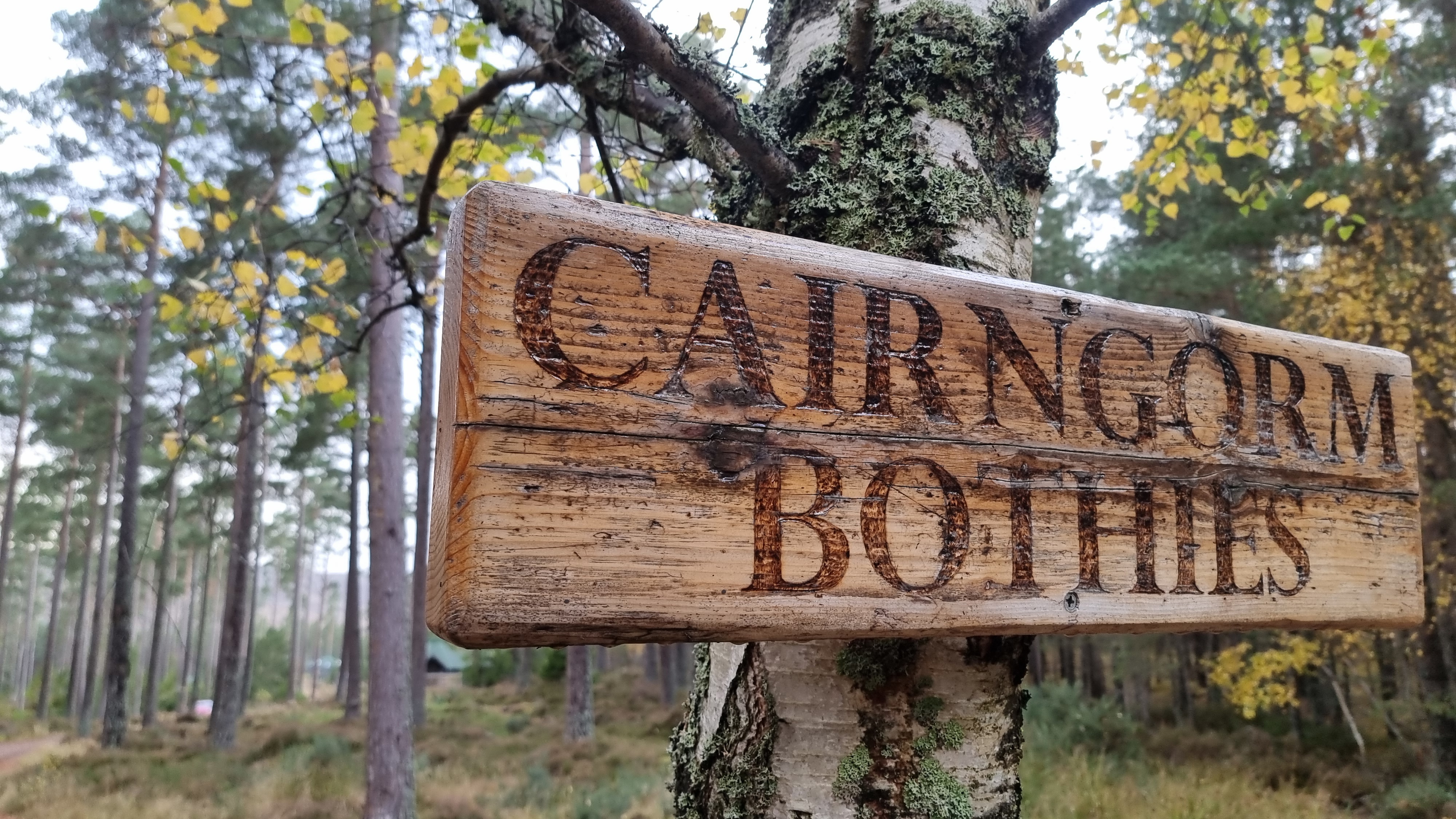 M Cairngorm Bothies Bothy Sign