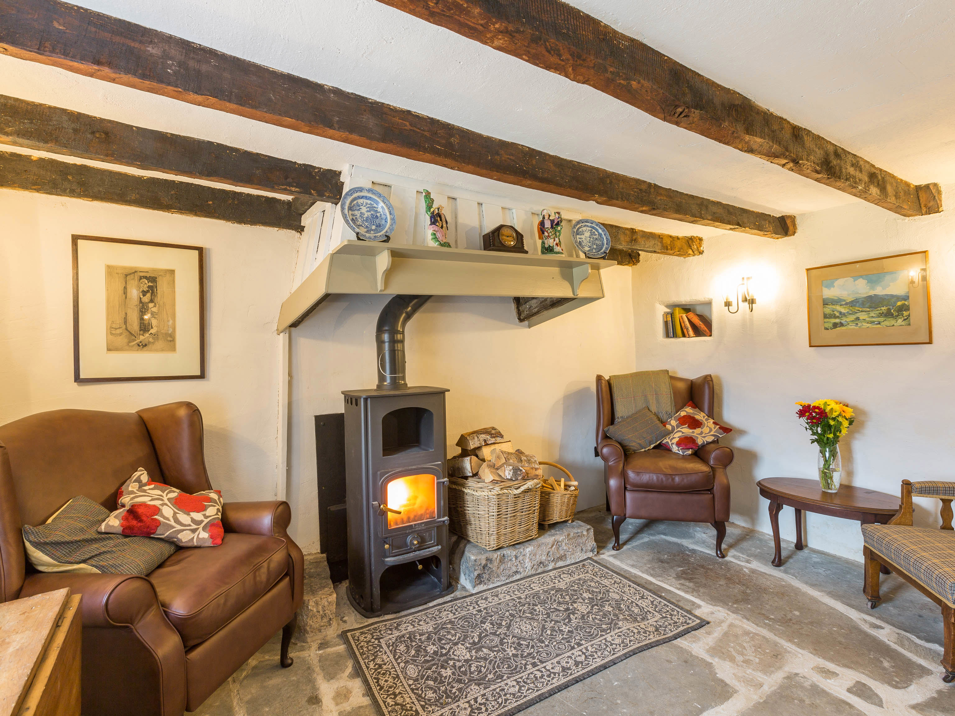M Downie's Cottage Second Set Living Room Fireplace 33