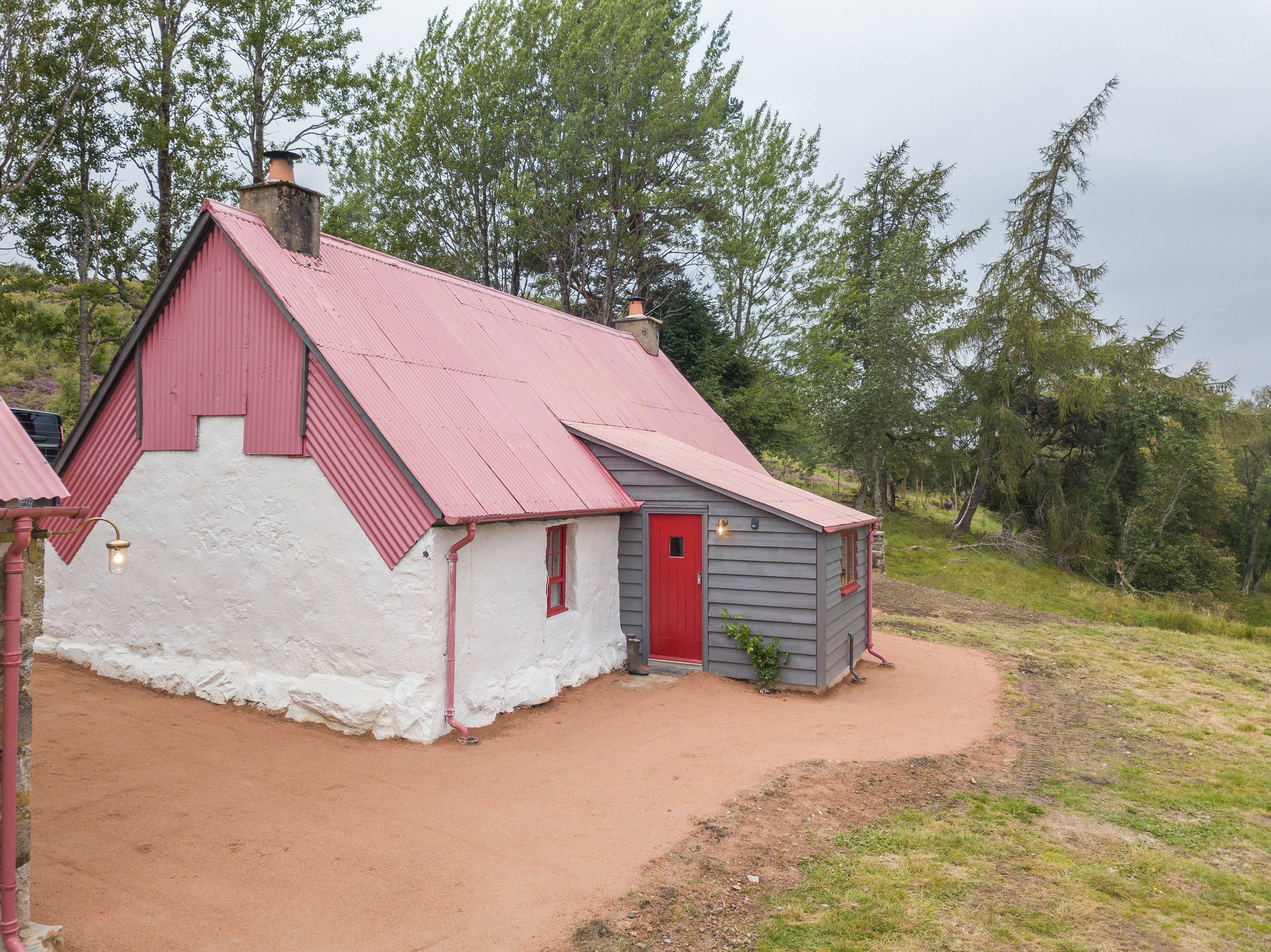 M Downie's Cottage Braemar External Drone 5