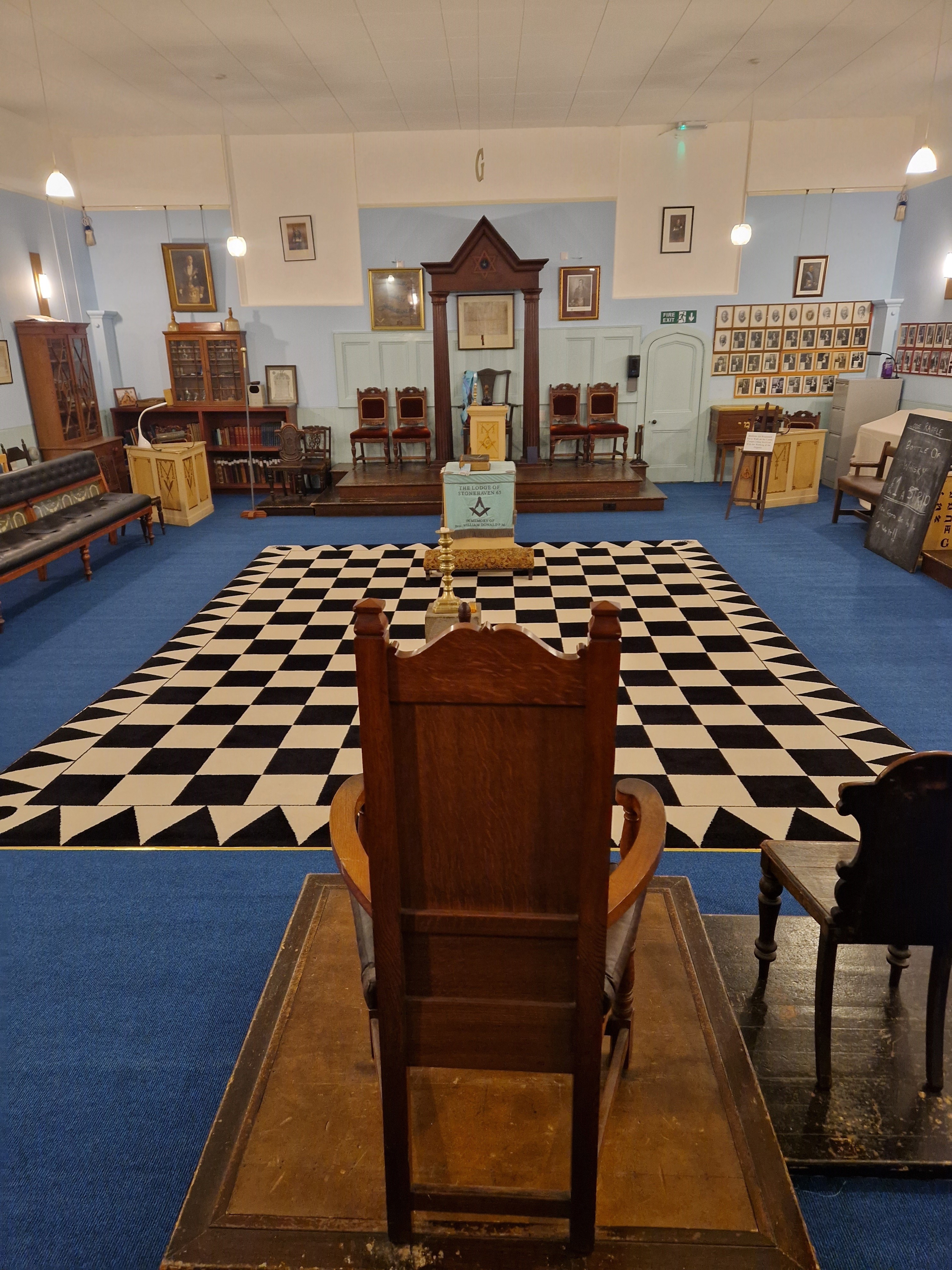 KM Masonic Lodge 65 Interior