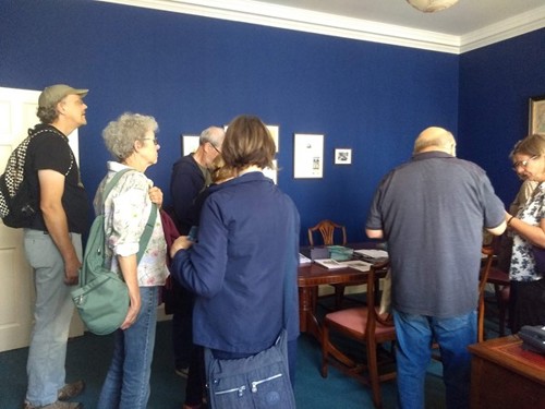 Group of visitors at Tobacco Merchants for Doors Open Days event