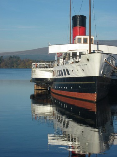 The Maid of the Loch Paddle Steamer