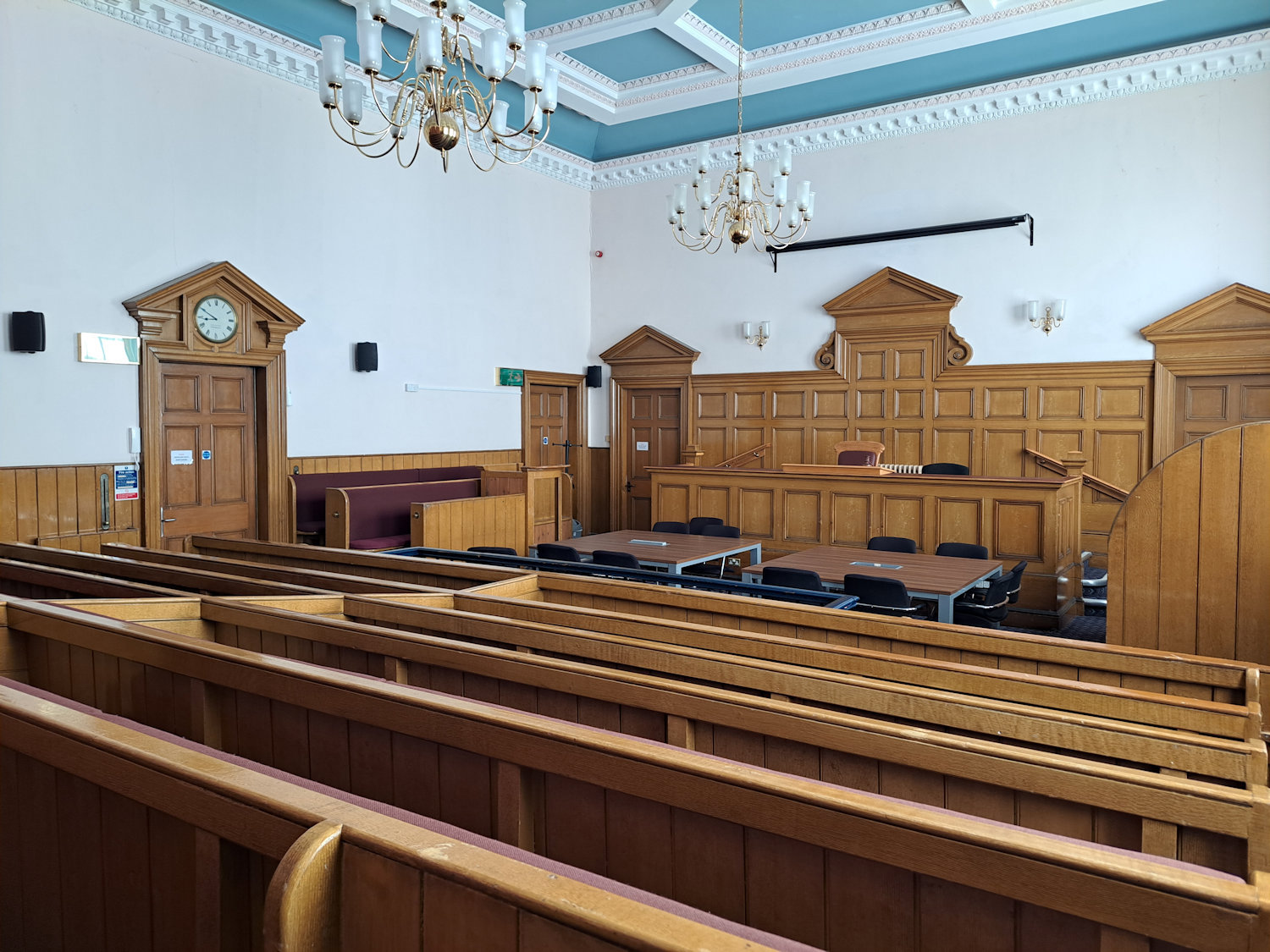 Court Room Image 2 View From Back Of Court Room