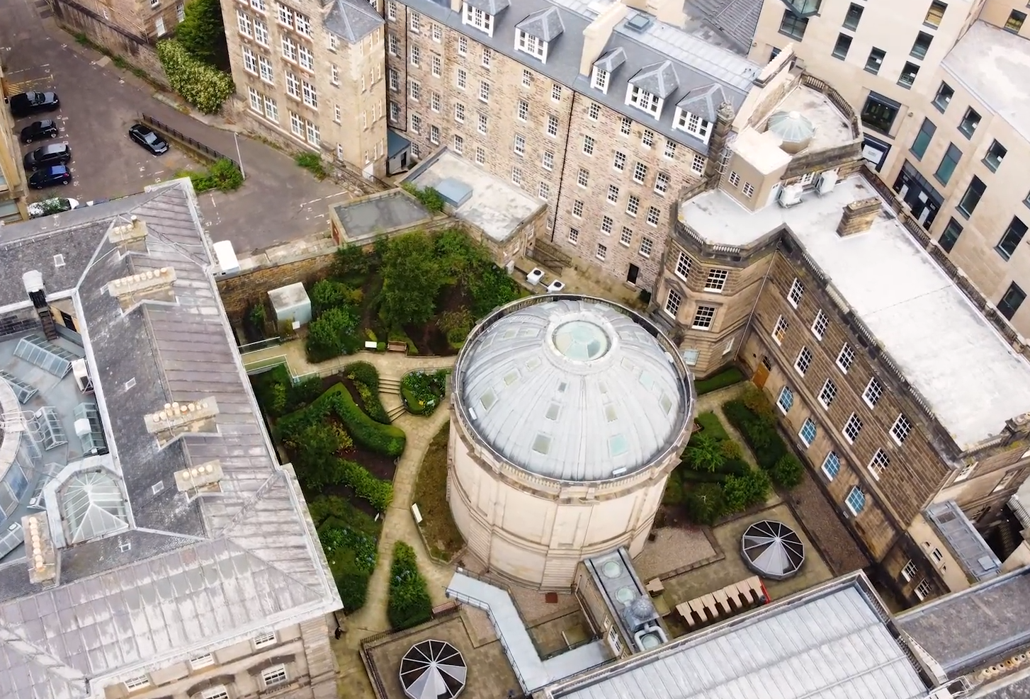 Archivists Garden From The Side