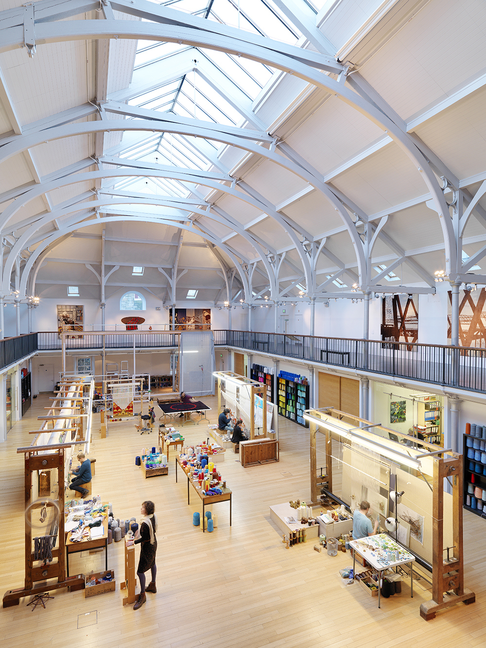 Weaving Floor, Credit Shannontofts Dovecot Studios
