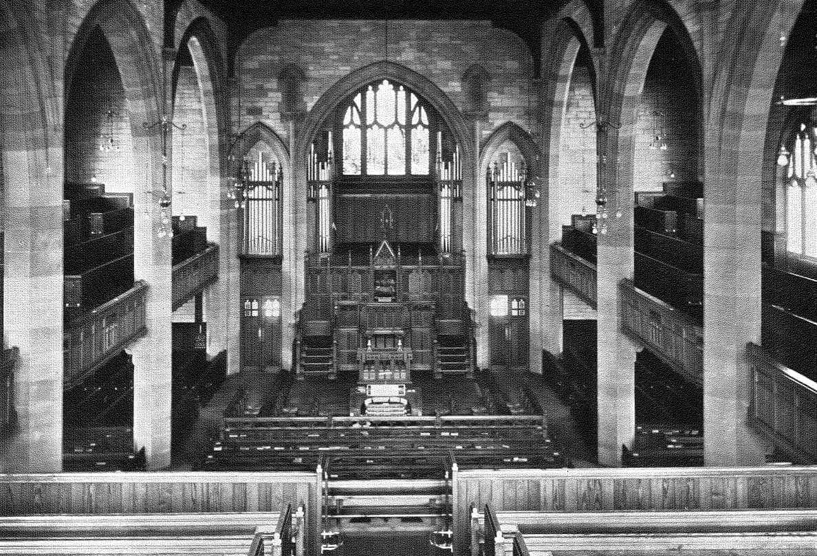 Stonelaw Church Interior 1912
