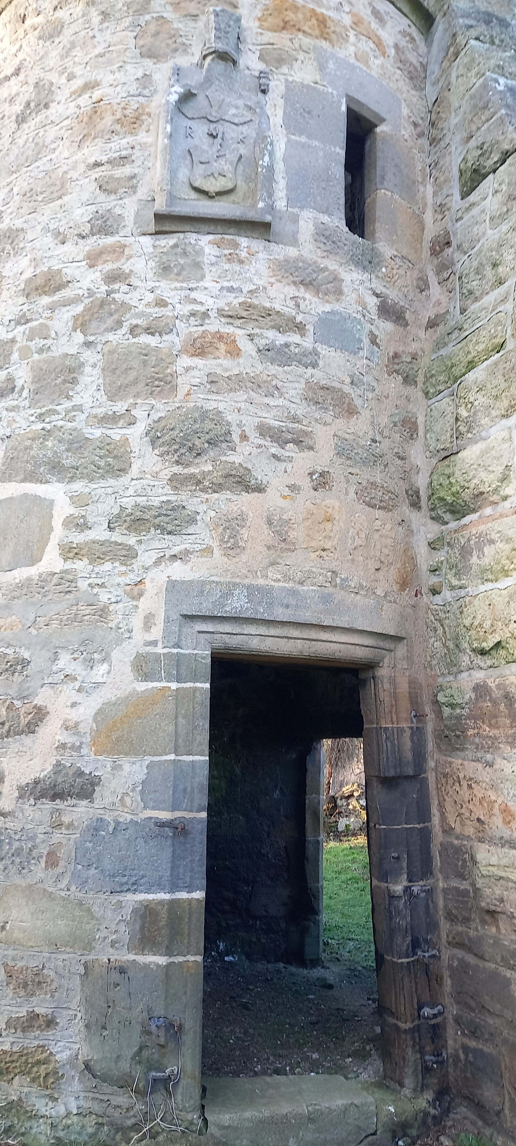 Robert Reid Door To Abbot's House With Crest